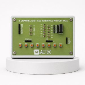 8 Channel 12 Bit ADC Interface without Mux MCP3208 SPI ADC Trainer Module for Embedded System Lab